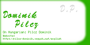dominik pilcz business card